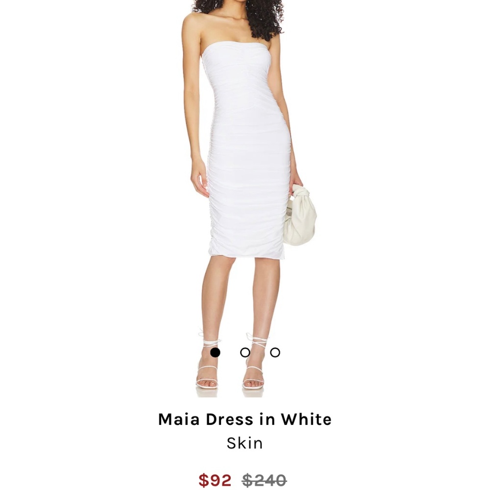 Strapless White Bodycon Dress - Revolve